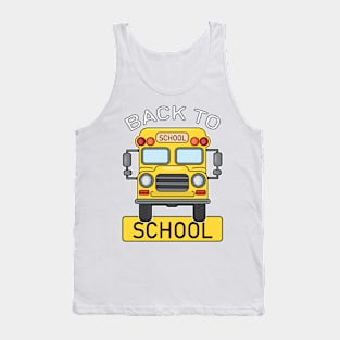 Back to school, school bus, back to school Tank Top